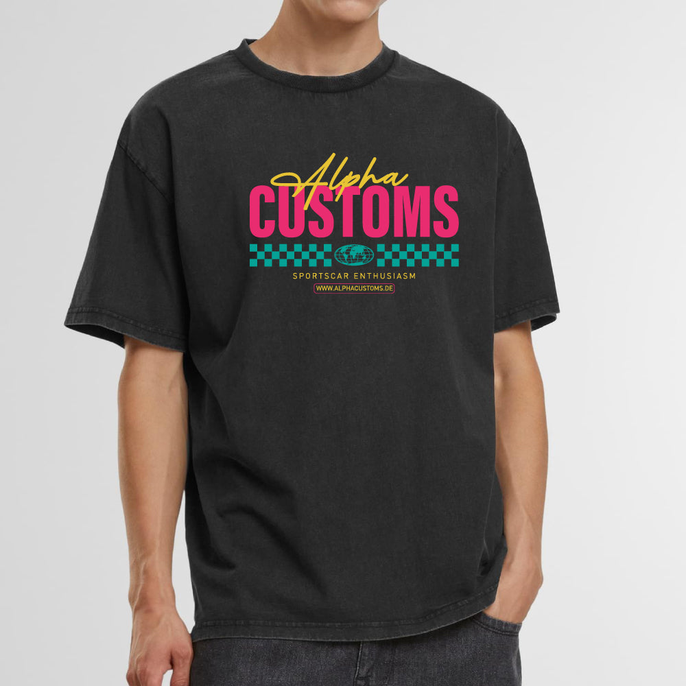 Alpha Customs T-Shirt Schwarz