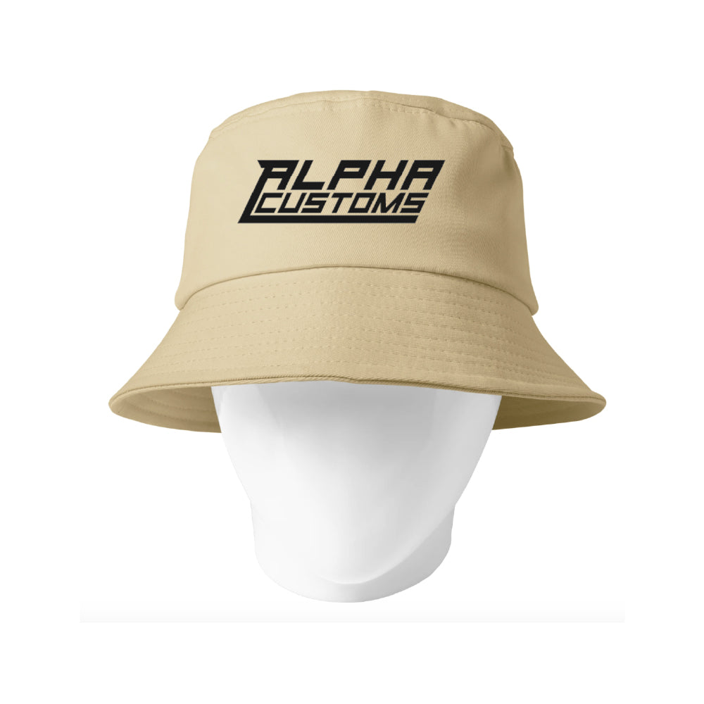 Alpha Customs Bucket Hat Beige